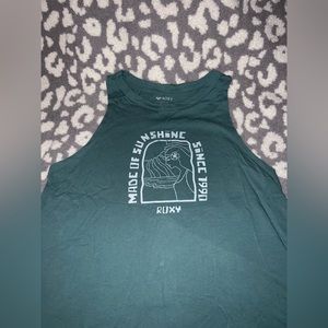 turquoise Roxy tank top